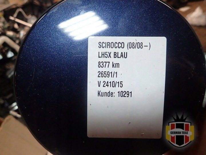 ЛЮЧОК ГОРЛОВИНЫ БЕНЗОБАКА VW SCIROCCO СИНИЙ LH5X, фото 3