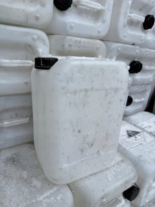 1x Бак канистра контейнер бидон на ВОДУ ТОПЛИВО 20L ЧЕРНОЕ, фото 1