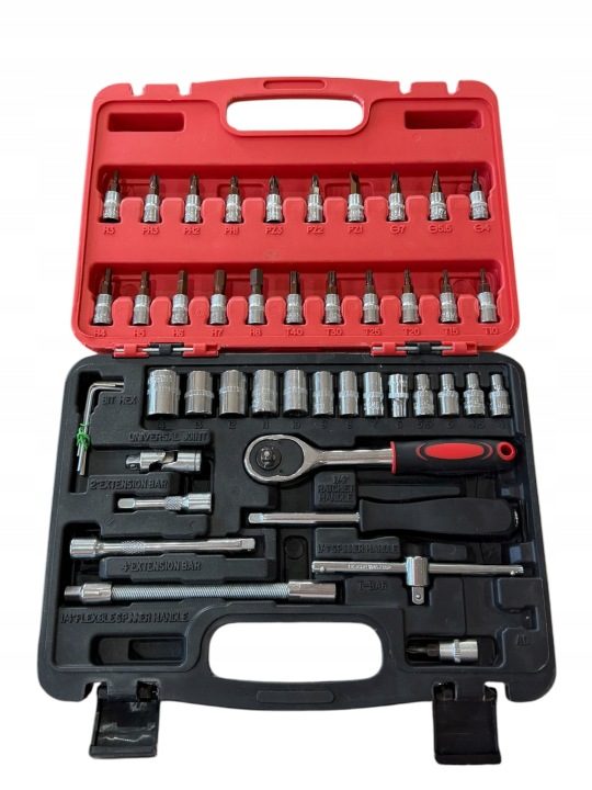 КОМПЛЕКТ ТОРЦЕВЫХ ГОЛОВОК 1/4'' 46EL. КЛЮЧИ, фото 4