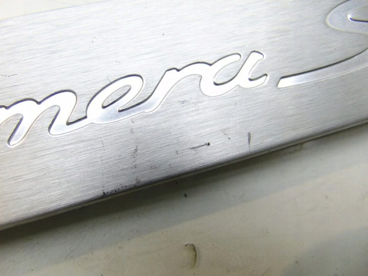 Накладка порога передняя Porsche Panamera S алюминий 97055575300, фото 2