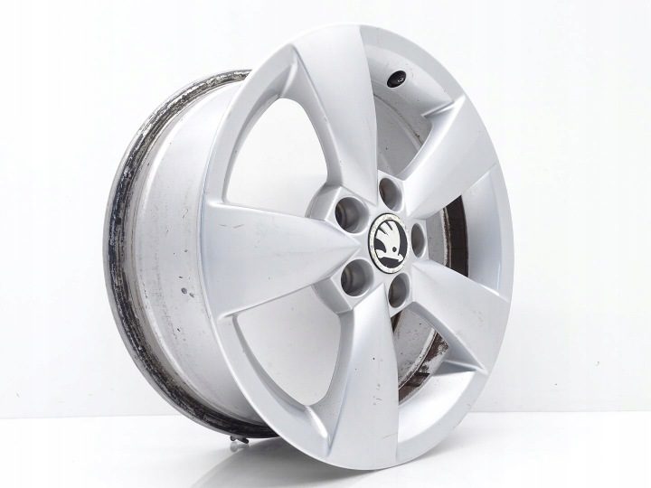ДИСК КОЛЕСО ЛИТОЙ ДИСК R15 SKODA RAPID I 5J FABIA III 5X100 6J ET38 5JA601025, фото 2
