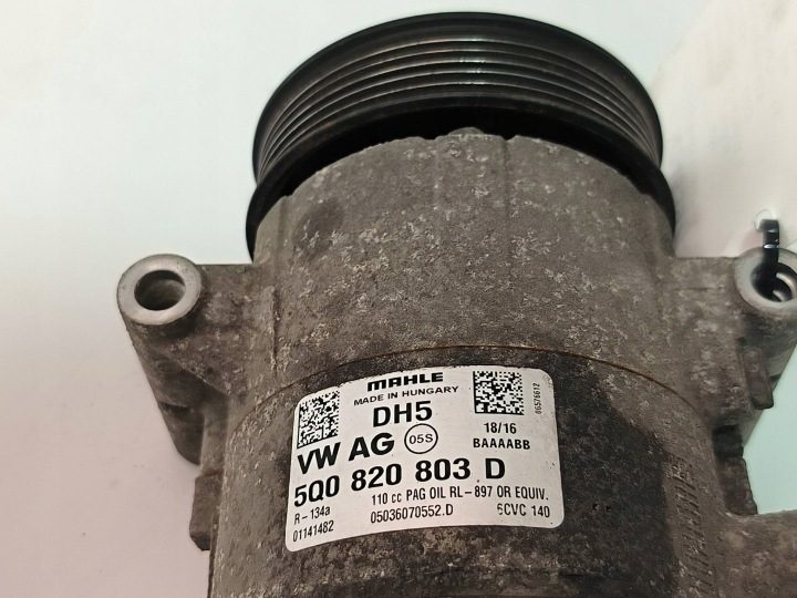 КОМПРЕССОР КОНДИЦИОНЕРА 5Q0820803D SKODA OCTAVIA III, фото 5
