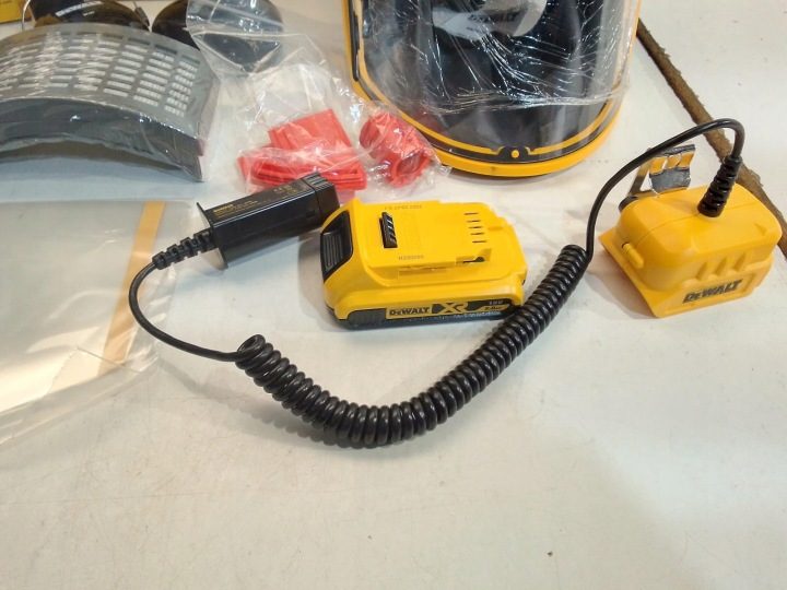 DeWalt DXPGH2SB21 Полумаска oczyszczająca воздух сварочный P3 18 В 2Ah, фото 7