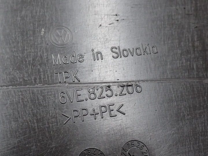 ЗАЩИТА ДНИЩА ПРАВАЯ ОРИГИНАЛ 6VE825206 SKODA FABIA IV 6VA 25 г., фото 4