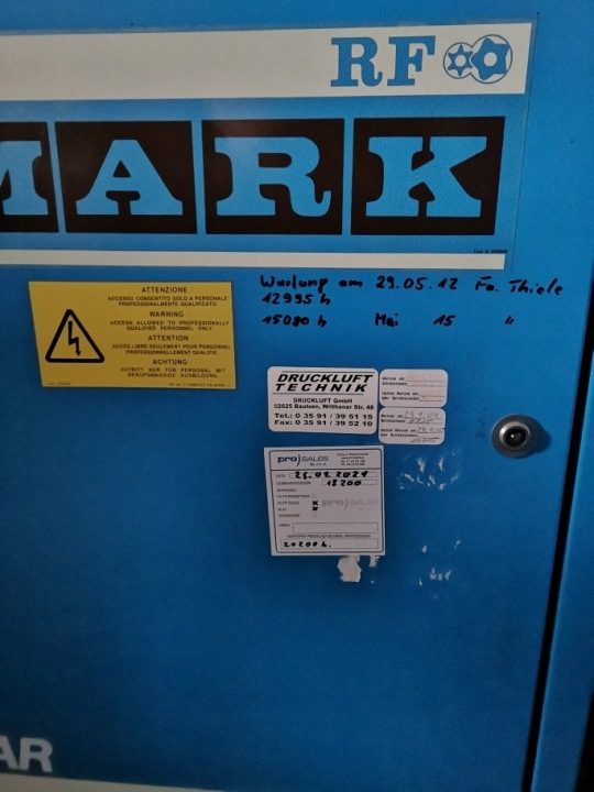 Компрессор śrubowy Mark RF25-10 18,5kW/10bar, фото 4