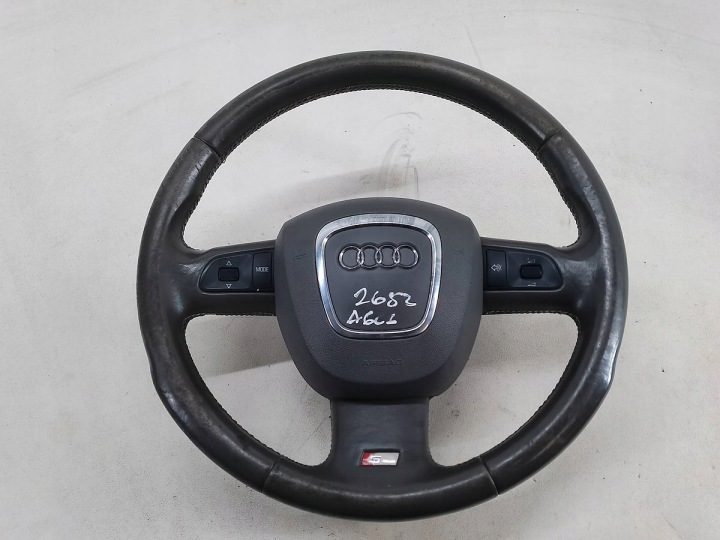 РУЛЬ С ПОДУШКОЙ AUDI A6 C6 4E0419091CF 61711343B00 4F0971589A, фото 1