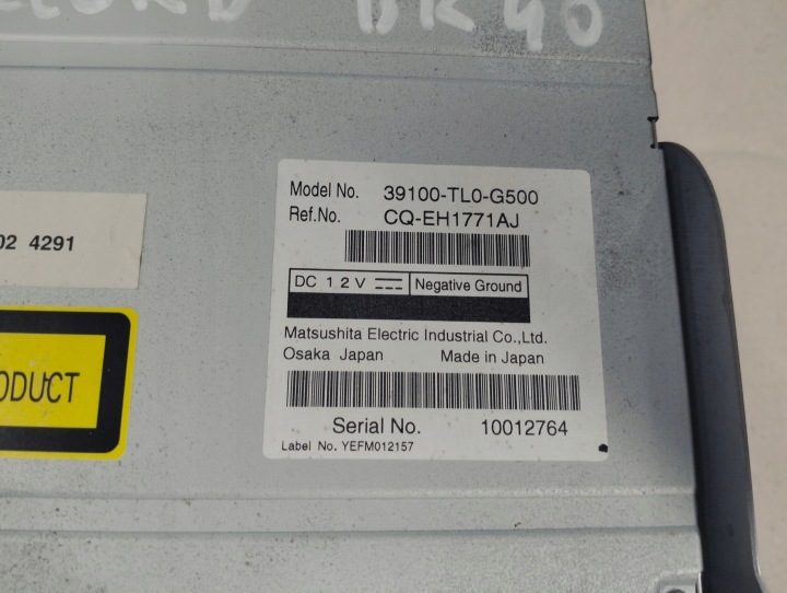 CD-ЧЕЙНДЖЕР HONDA ACORD VIII 39100-TL0-G500, фото 4