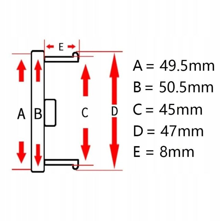 4Pcs/lot Black Plastic 50 мм (50.5 мм) Авто Car Грузовик Автомобиль Wheel Center Ri, фото 3
