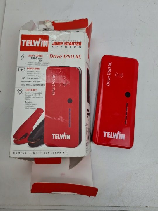 Устройство пусковое 12V/Powerbank Telwin DRIVE 1750 XC, фото 4