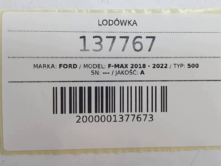 Холодильник Ford F-MAX 500 JC4619J264AJ 2019 европа, фото 8