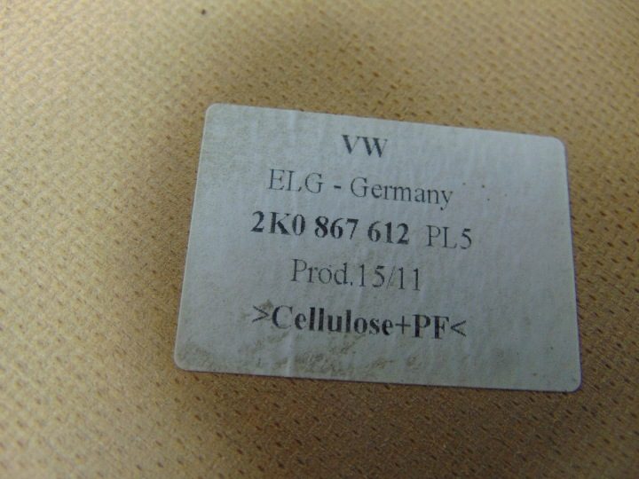 2K0867612TZ6 Обшивка двери skrzydłowych черная правая ОТ ДИЛЕРА VW, фото 7