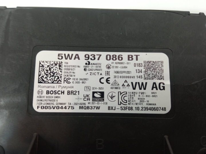 МОДУЛЬ 5WA937086BT Skoda Octavia IV (2019- ), фото 5