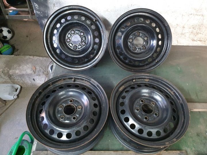 4× Штампованный диск KFZ 6.5" x 16" 5x114.3 ET 31,5, фото 1