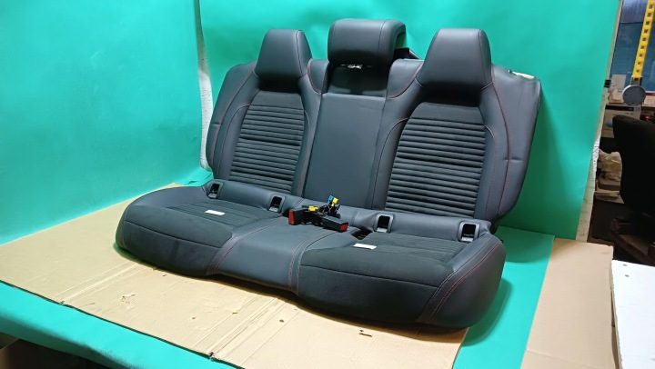Диван задний кожа алькантара A-класс W176 AMG, фото 2