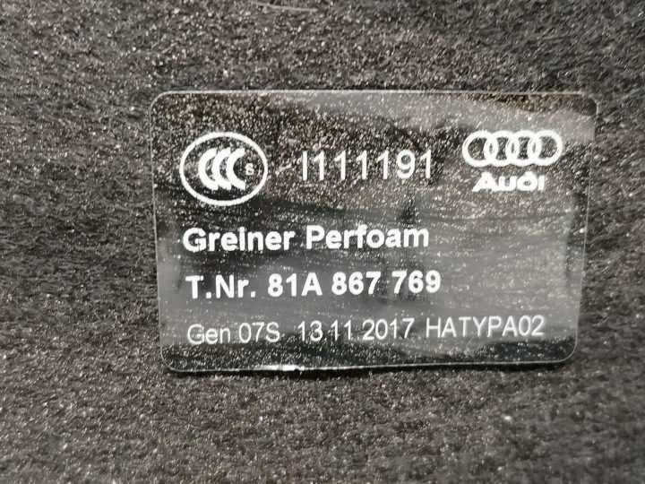 AUDI Q2 81A ПОЛКА ЗАДНЯЯ БАГАЖНИКА ОРИГИНАЛ 2016-, фото 6