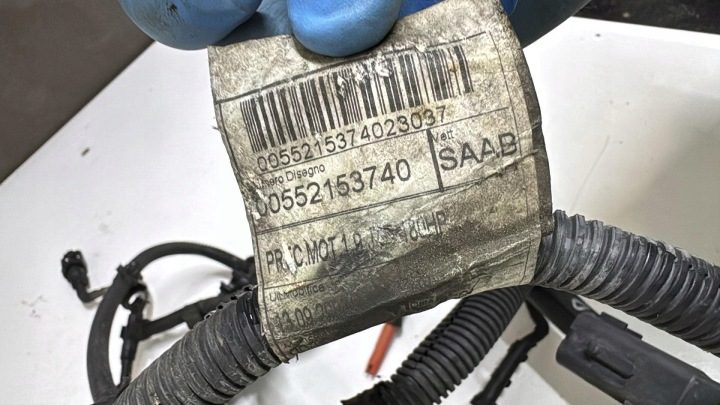 Жгут проводки Двигателя 1.9 TiD JTD SAAB 9-3 II 93 OE 02-11r. 00552153740, фото 4