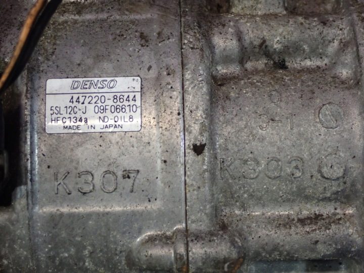 КОМПРЕССОР КОНДИЦИОНЕРА 447220-8644 FIAT BRAVO II 1.9 JTD 150 Л.С. 07-11, фото 11
