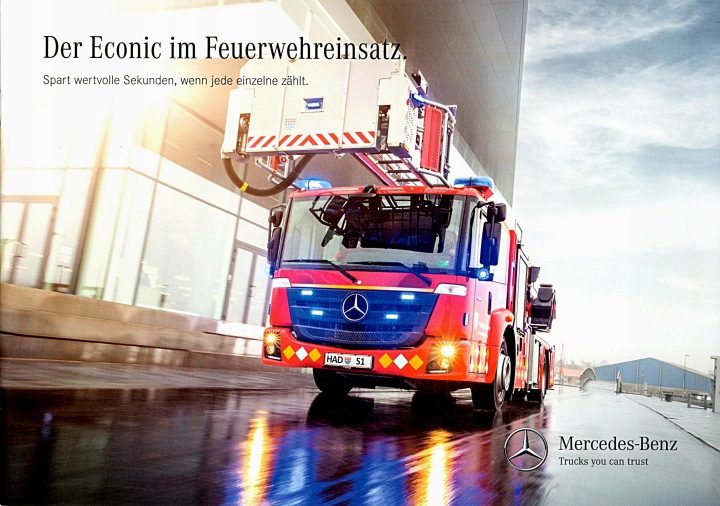 ПРОСПЕКТ MERCEDES-BENZ ECONIC IM FEUERWEHREINSATZ, фото 1