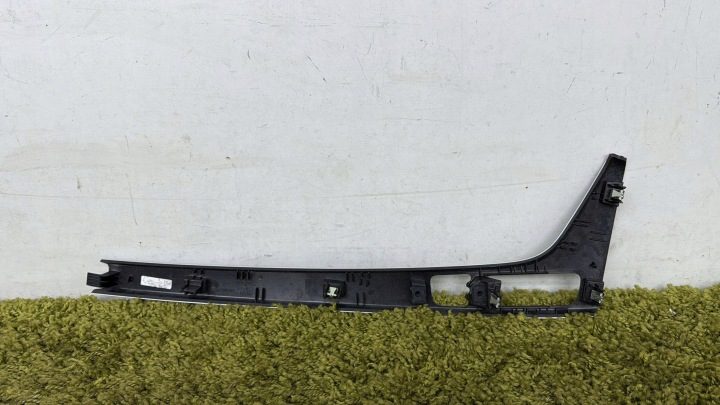 Накладка Декор Карбон Тоннель Консоль Левая Передняя Audi A4 B9 8W 15- A5, фото 3