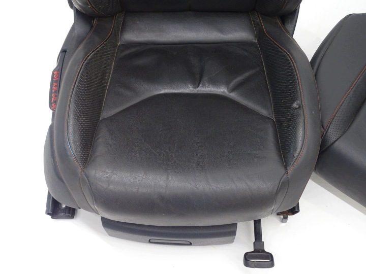 КОМПЛ. СИДЕНЬЯ ДИВАН ОБИВКА КОЖА + ОБШИВКИ SEAT LEON III 5F 3D FR С ПОДОГРЕВОМ, фото 7