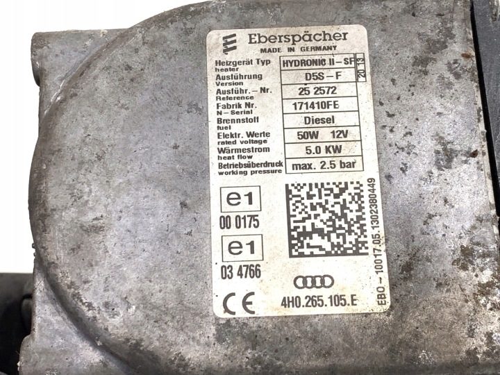 WEBASTO AUDI A4 B8 4H0265105E Универсал 2.0 07-15, фото 6