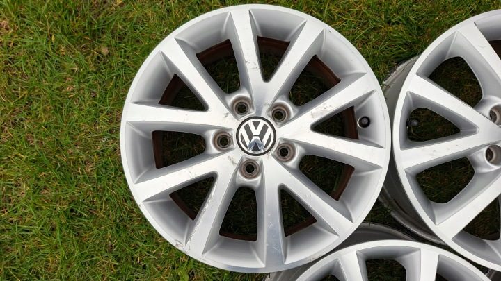 4× Литой диск Volkswagen OE 6.5" x 16" 5x112 ET 50, фото 11