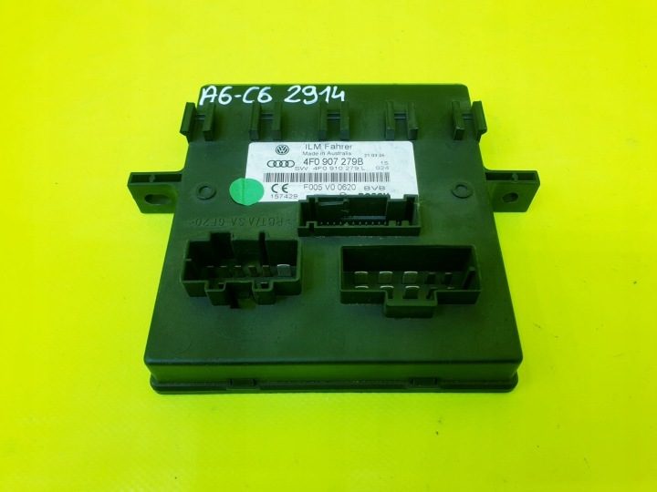 БЛОК УПРАВЛЕНИЯ СВЕТА КОМФОРТА AUDI A6 C6 4F Q7 4L 4F0907279B, фото 1