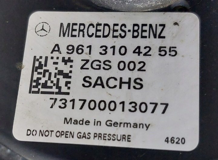Амортизатор подушка ACT кабины Mercedes Actros MP4 MP5 A9613104255, фото 5