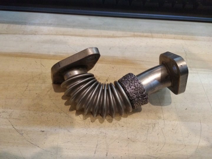 SEAT VW 1,9TDI ТРУБКА EGR 038131521F, фото 4