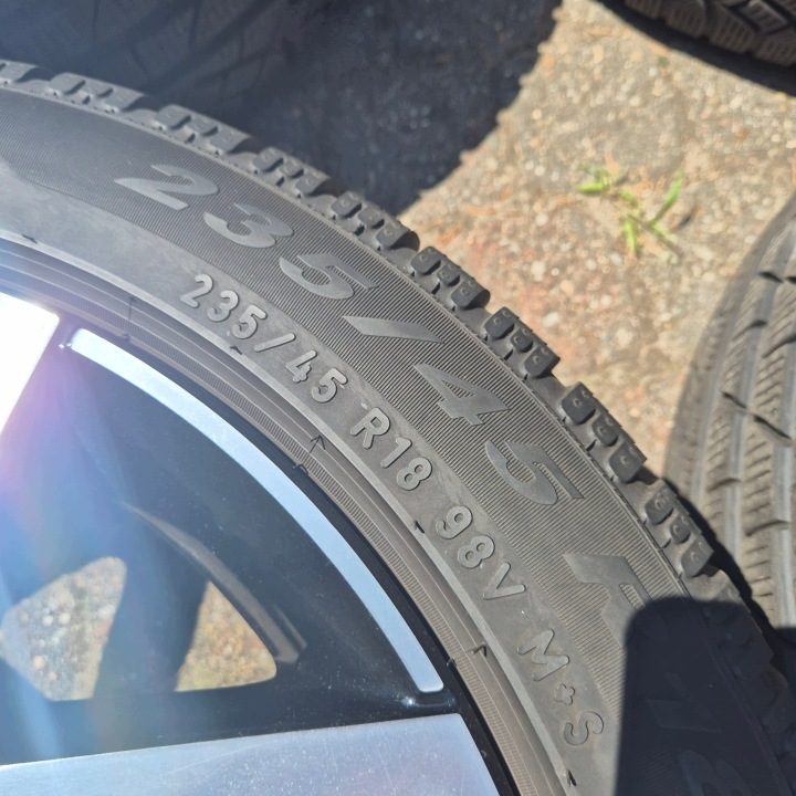 КОЛЕСА ЗИМА ОРИГИНАЛ VOLVO V60 S60 V40 CC V70 235/45 R18, фото 10