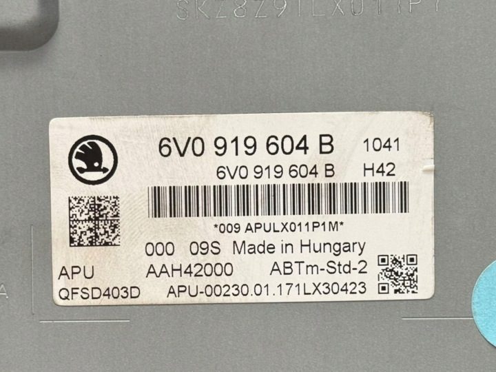 ДИСПЛЕЙ МАГНИТОЛА НАВИГАЦИЯ SKODA FABIA III 3 6V0919604B ЛЕГАЛЬНАЯ, фото 8