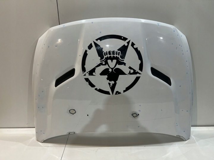 Капот двигателя Dodge RAM Sport SRT 13-18r, фото 1