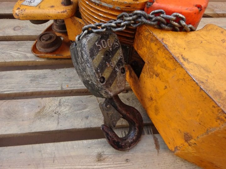 Лебедка цепная эл. 500 кг STEINBERG SBS-ECH-500/3 10030798, фото 3