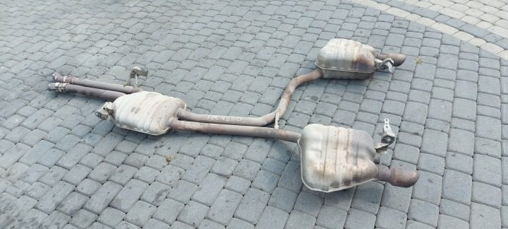 Глушитель Audi Q5 8R 3.2 FSI, фото 3