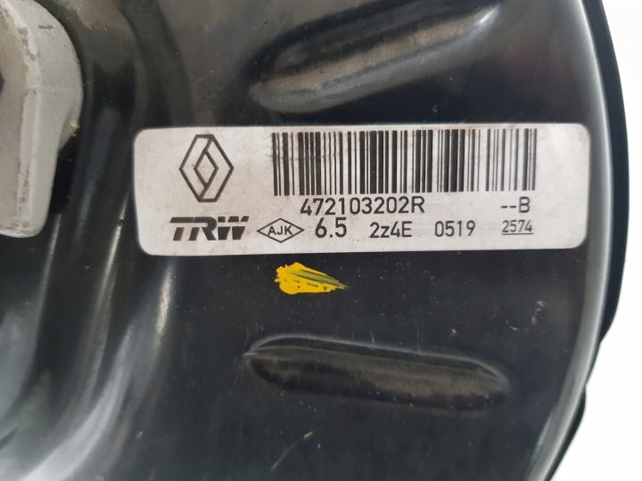 ВАКУУМНЫЙ УСИЛИТЕЛЬ ГЛАВНЫЙ ТОРМОЗНОЙ ЦИЛИНДР RENAULT CLIO IV 472103202R, фото 5