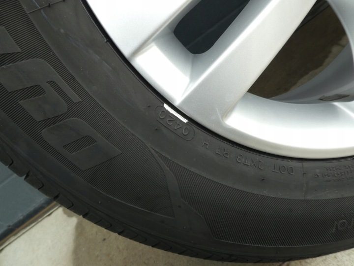 4X КОЛЕСА ДИСКИ ШИНЫ VW TIGUAN 5N0601025R 2013/2020R, фото 10