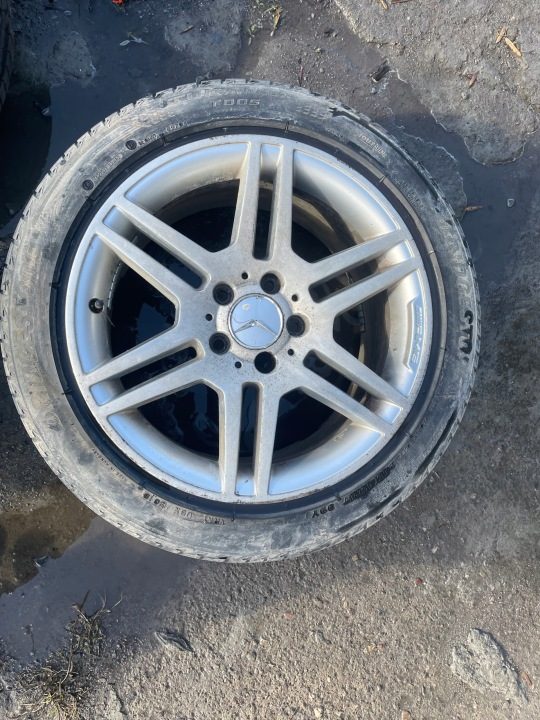 4× Литой диск Mercedes-Benz OE A2044014502 7.5" x 17" 5x112 ET 58, фото 3