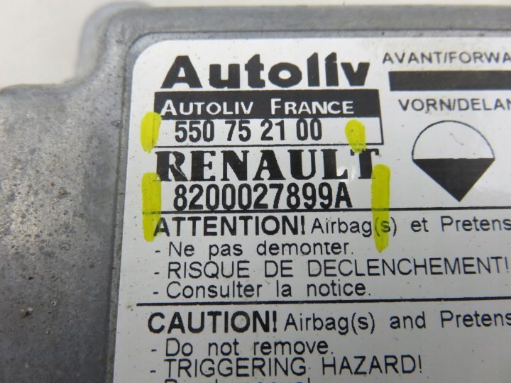 Блок SRS Renault Master II 8200027899 8200027899A 550752100, фото 2