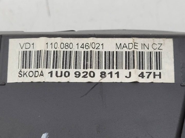 Панель приборов 1.9 TDI Skoda Octavia I EU 1U0920811J, фото 9