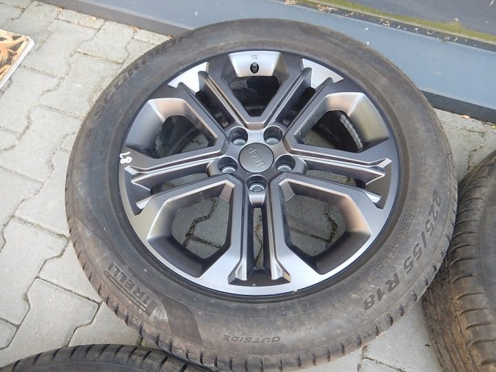 КОЛЕСА ДИСКИ ШИНЫ JEEP COMPASS РЕСТАЙЛИНГ 225/55/18 ЛЕТО, фото 5