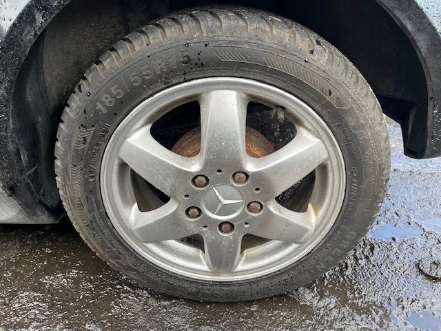 Mercedes A W168 колесо алюминиевое 4 шт. комплект 185/65R15 5X112 + колпаки, фото 2