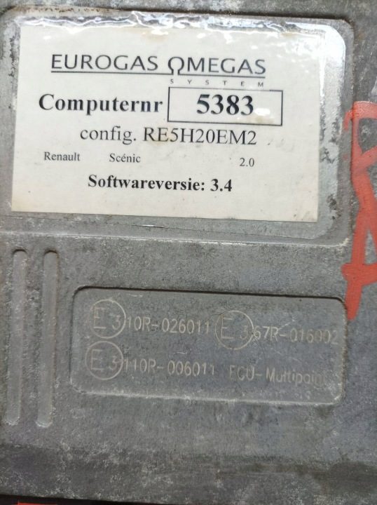 БЛОК УПРАВЛЕНИЯ ГБО EUROGAS OMEGAS RE5H20EM2 67R-016002, фото 3