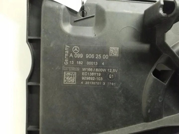 ПЕРЕДНЯЯ ПАНЕЛЬ MERCEDES-BENZ M (W166) A0999060900 33359648 3.0L 190 кВт 2012, фото 2