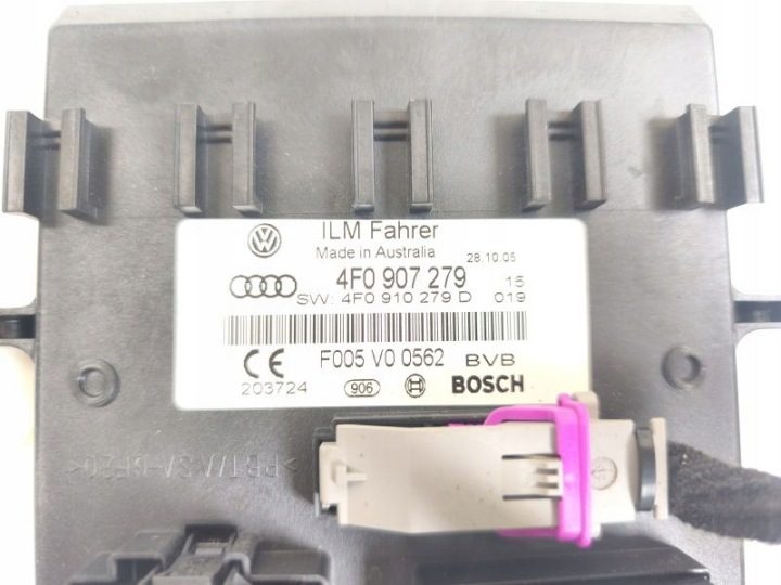БЛОК УПРАВЛЕНИЯ КОМФОРТА СВЕТА AUDI A6 C6 OE 04-11 4F0907279 4F0910279D, фото 3