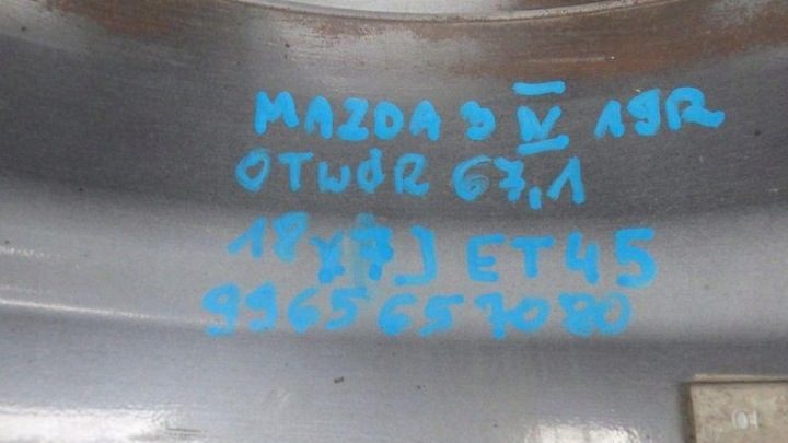 КОЛЕСА ДИСКИ ШИНЫ 215/45/R18 DOT 1419 1422 MAZDA 3 IV BP 9965657080, фото 16