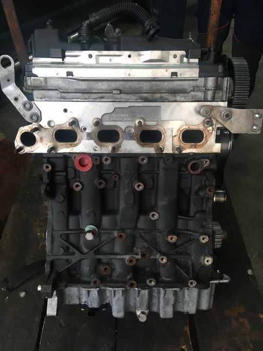 ДВИГАТЕЛЬ БЕЗ НАВЕСНОГО VW SEAT SKODA AUDI 2.0TDI DFS, фото 1