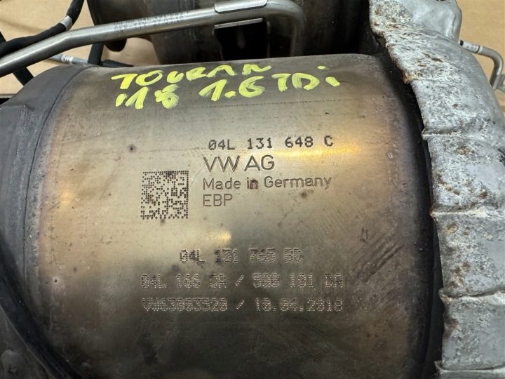 DPF FAP КАТАЛИЗАТОР 1.6 TDI VW TOURAN 5T 115 л.с. 16-19 ГОД, фото 4