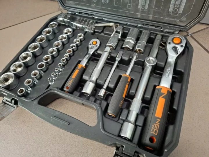 Комплект торцевых головок 73 шт. NEO TOOLS 10-054 1/2" 1/4", фото 2
