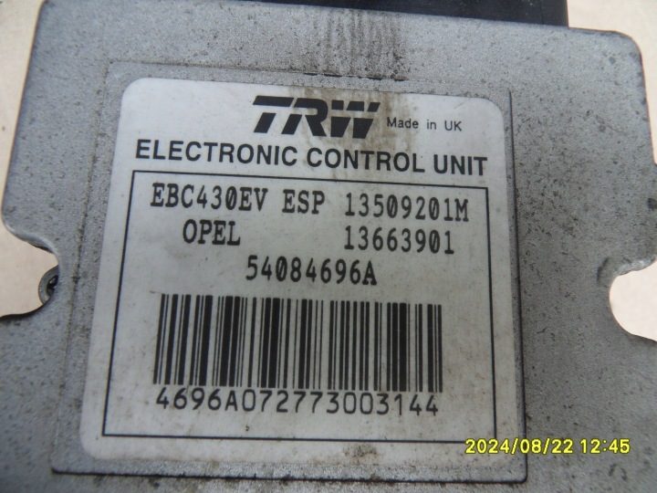 НАСОС ABS OPEL VECTRA C 09191497 13509201M 13663901, фото 2