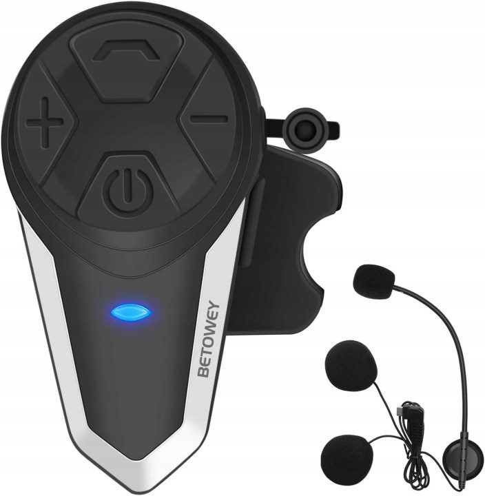 ИНТЕРКОМ МОТОЦИКЛЕТНЫЙ BETOWEY RADIOTELEFON BT-S3 P HARD MIC BLUETOOTH КОМПЛЕКТ, фото 1